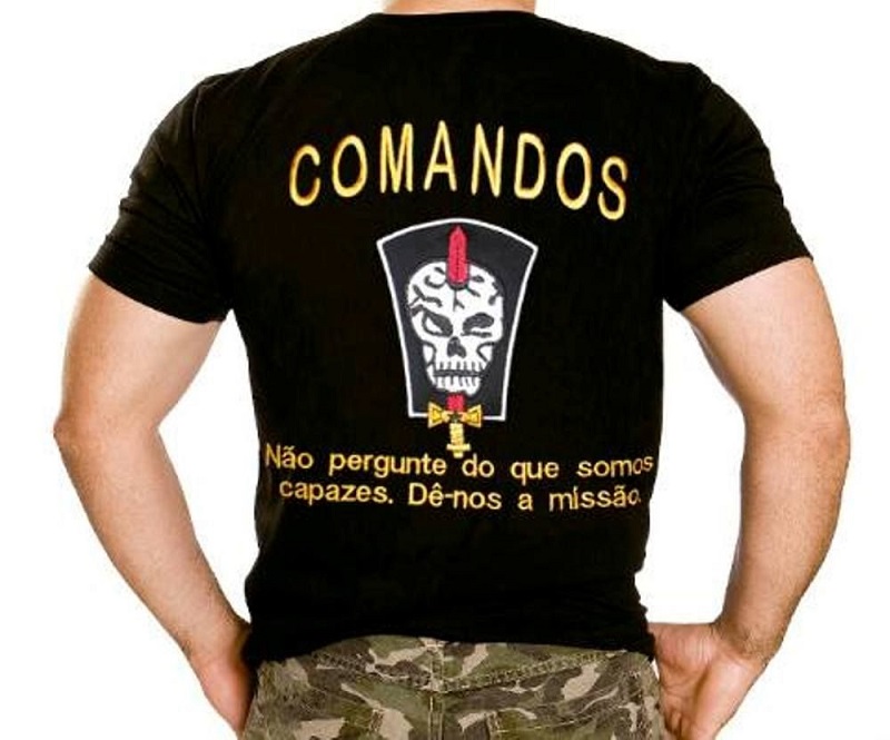 Camisa Comandos Bordada